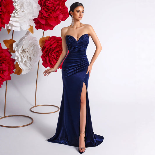 Robe · Cœur· Bleu Marine